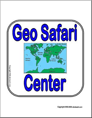 Sign: Geo Safari Center