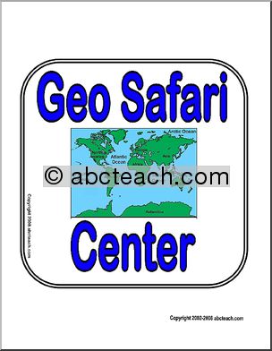 Sign: Geo Safari Center