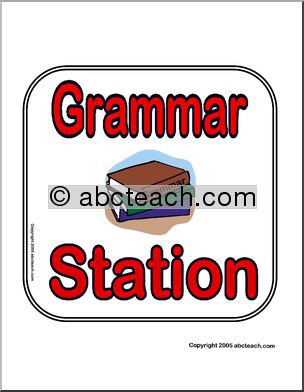 Sign:  Grammar Station