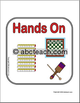 Center Sign: Hands On