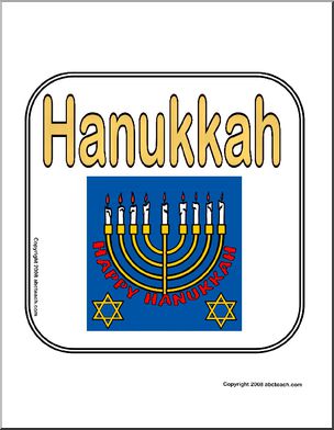 Sign: Hanukkah
