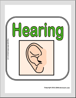 Sign: Hearing