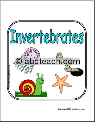 Sign: Animals – Invertebrates