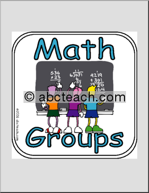 Signs: Math Groups