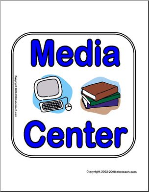 Sign: Media Center