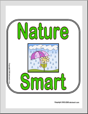 Sign: Nature Smart (Multiple Intelligence)