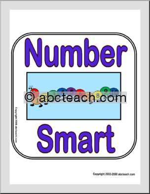 Number Smart (Multiple Intelligence) Sign
