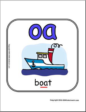 Sign: Phonics “oa”