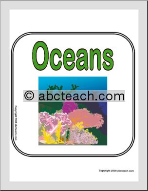 Center  Sign: Oceans