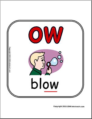 Sign: Vowel Sound “ow”