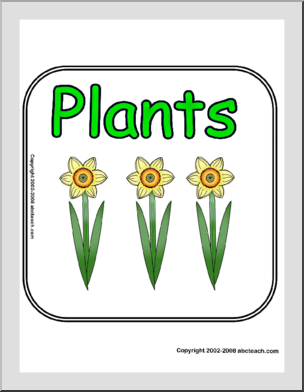 Sign: Plants