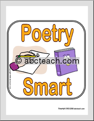 Sign: Poetry Smart (Multiple Intelligence)