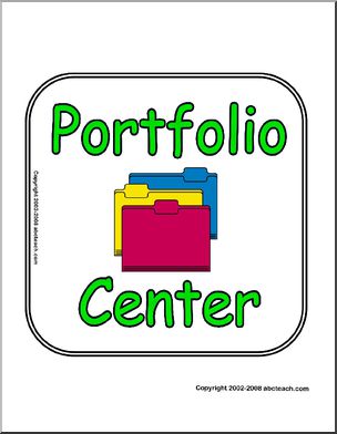 Sign: Portfolio Center