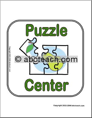 Sign: Puzzle Center
