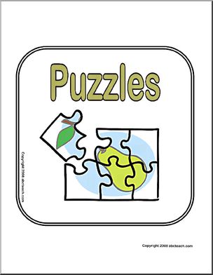 Center Sign: Puzzles