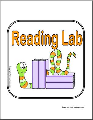 Sign: Reading Lab