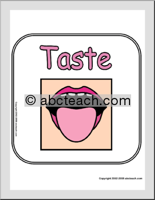 Sign: Taste