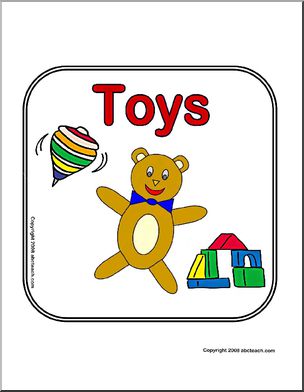 Center Sign: Toys