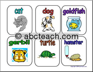 Word Wall: Animals (pictures) set 4