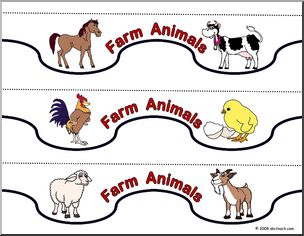 Bulletin Board Trim: Farm Animals