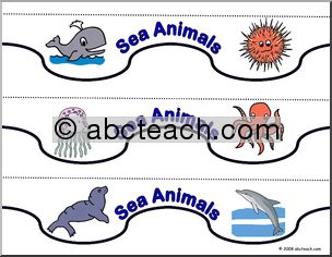 Bulletin Board Trim: Sea Animals