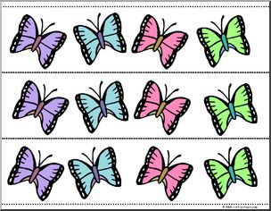 Bulletin Board Trim: Butterflies (small)