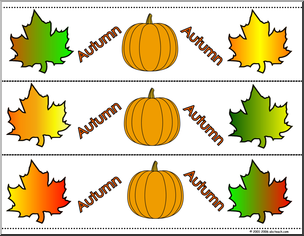 Bulletin Board Trim: Autumn (large)