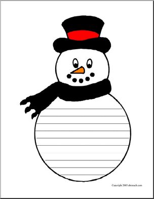Shapebook: Snowman (primary/elem)