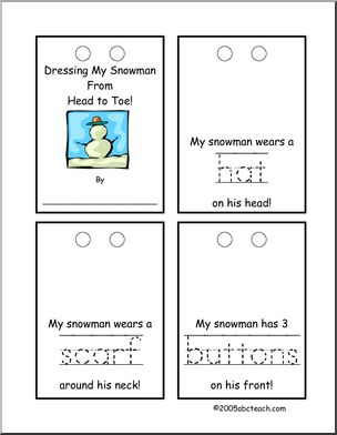 Early Reader: Snowman (preschool/primary)