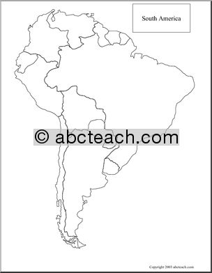 Map: South America
