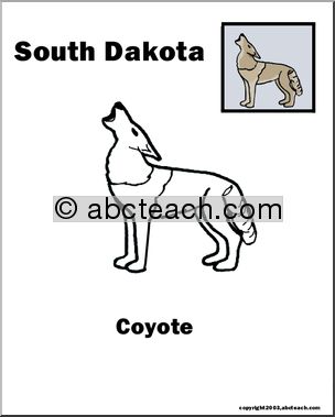 South Dakota: State Animal – Coyote