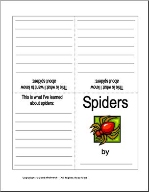 KWL: Spiders (booklet, color)