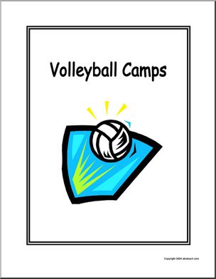 Portfolio Cover: Volleyball – Camps