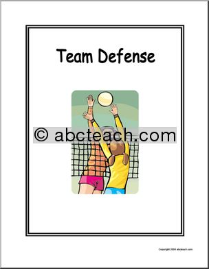 Portfolio Cover: Volleyball – Team Defense