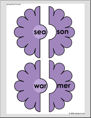 Spring Word Puzzles
