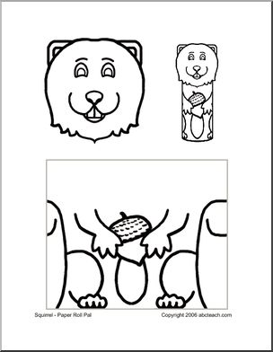 Craft: Paper Roll Pal – Squirrel (preschool/ primary)