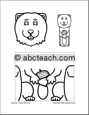 Craft: Paper Roll Pal – Squirrel (preschool/ primary)