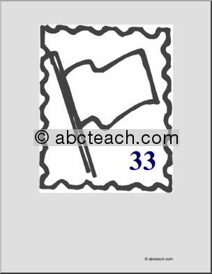 Coloring Page: Stamp