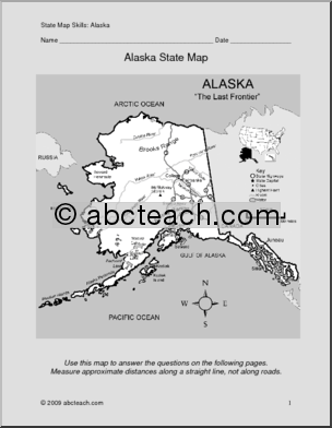 Map Skills: Alaska (with map)