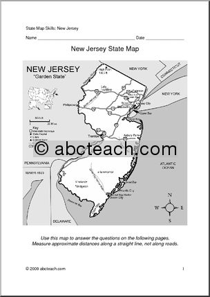 Map Skills: New Jersey (with map)
