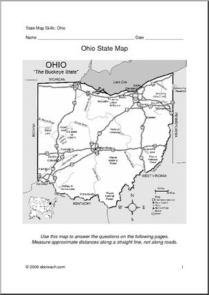 Map Skills: Ohio (with map)