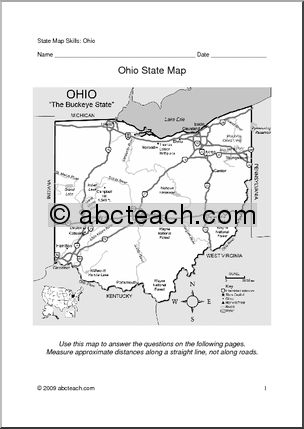 Map Skills: Ohio (with map)