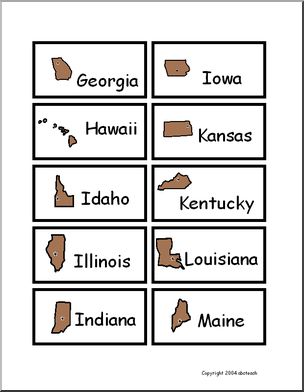 Labels: 50 States