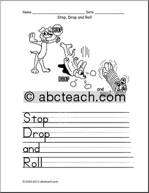 Fire Safety: Stop, Drop, Roll  (primary)