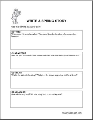 Story Planner: Spring (elem)