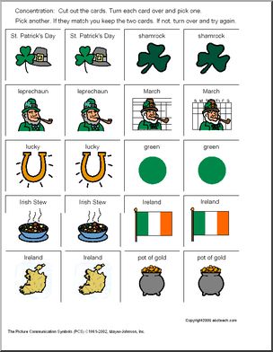 Memory Game: St. Patrick’s Day