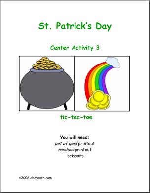 St. Patrickâ€™s Day – Tic Tac Toe Learning Center