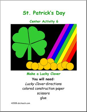 St. Patrickâ€™s Day – Cut and Paste Learning Center