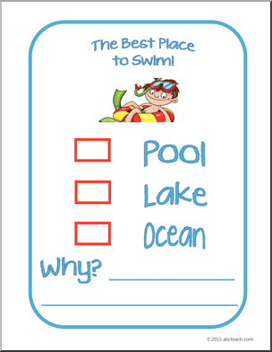 Summer Fun Packet: Swimming