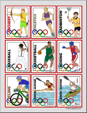 Summer Olympics: “Go Fish” Card Game